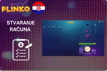 Plinko aplikacije stvaranje računa